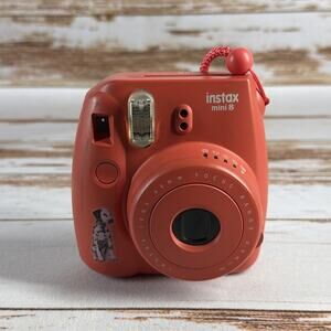 Fujifilm Instax Mini 8 Instant Camera Coral Pink